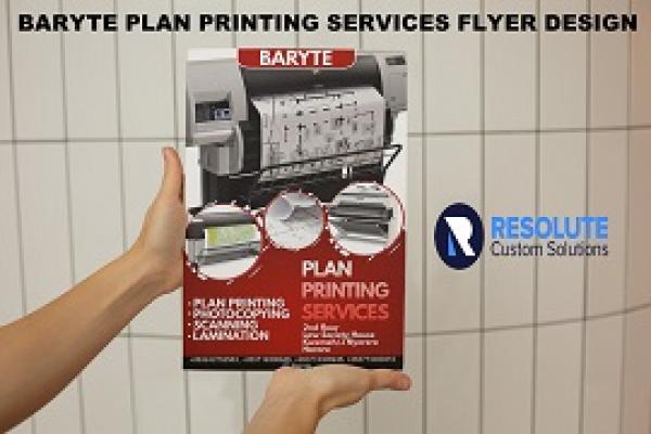 Baryte Plan Printing Solutions